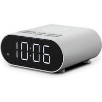 Roberts Ortus Charge Wireless FM Alarm Clock with Bluetooth - White