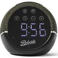 Roberts ZEN BK Zen FM Clock Radio in Black Device Charging