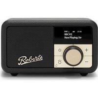 Roberts Revival Petite 2 Radio 40mm Speaker Dab Dab+ FM Built In Alarm Black
