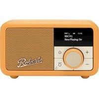 Roberts PETITE2 FM/DAB/DAB+ Portable Radio, Bluetooth, Alarm, Sunshine Yellow