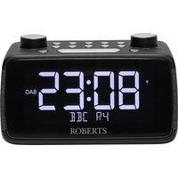 Roberts ORTUS4 FM/DAB/DAB+ Digital Radio with Bluetooth, Alarms and Over-Sized Display, black