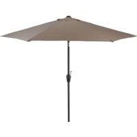 Sturdi Round 2.5m Aluminium Parasol (base not included)  Taupe