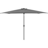 Sturdi 3m Aluminium Round Garden Parasol - Grey