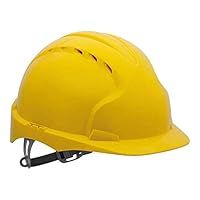 EVO2 Safety Helmet with Slip Ratchet - Yellow - Vented (JSP AJF030-000-200)