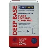 Setcrete Deep Base Floor Levelling Compound - 20kg