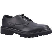 Base London Men/'s Wick Leather Derby Shoes, Black, 7 UK