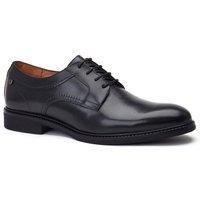 Base London Mens Drake Waxy Black Leather Derby Shoes UK 11