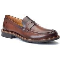 Base London Ivey Brown Leather Male Mens Formal Slip On Shoes