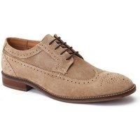 Base London Mens Twain Suede Brogue Shoes Smart Casual Comfort Formal Summer