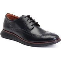 Base Mens Smart Shoes Flight Lace Up black UK Size