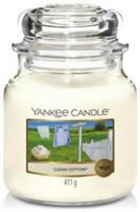 Yankee Candle, Medium, Clean Cotton Jar