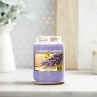 Yankee Candle Scented Candle | Lemon Lavender Large Jar Candle | Burn Time: Up to 150 Hours