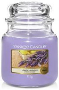 Yankee Candle Lavender Medium Jar Evening Lavender & White Birch Gift for Her UK