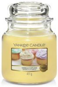 Yankee Candle - Original Jar Candles Medium Vanilla Cupcake 411g  for Men and Women
