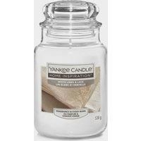 Yankee Candle White Linen & Lace Large Glass Jar 538g