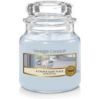 Yankee Candle Calm and Quiet Place Jar, Grey, 5.8 x 5.8 x 8.6 cm