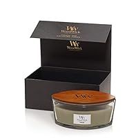 WoodWick Scented Candles Gift Set | Fireside Ellipse Scented Candle with Crackling Wick | Up to 50 Hours Burn Time | Gift Box | 1 Count