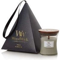 WoodWick Scented Candles Gift Set | Fireside Mini Hourglass Scented Candle with Crackling Wick | Gift Box | 1 Count