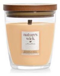 Nature's Wick Medium Jar Candle with Lid - Bergamot & Neroli