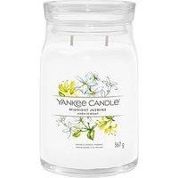 Yankee Candle Signature Scented Candle | Midnight Jasmine Large Jar Candle with Double Wicks | Soy Wax Blend Long Burning Candle | Perfect Gifts for Women (1630688E)