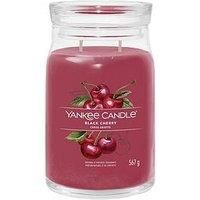 Yankee Candle Signature Scented Candle | Black Cherry Large Tumbler Candle with Double Wicks | Soy Wax Blend Long Burning Candle | Perfect Gifts for Women