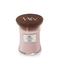 Woodwick Evening Onyx scented candle with wooden wick 275 g