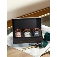 Woodwick 3x Hourglass Coastal Sunset Solar Ylang Evening Onyx Candle Gift Set