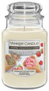 Yankee Home Inspiration Large Candle- Strawberry Waffle Cone