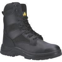 Amblers Safety Unisex Black Waterproof Safety Boot - Size 8 UK - Black