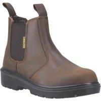 Amblers FS128 Brown Slip-On Dealer Safety Work Boots
