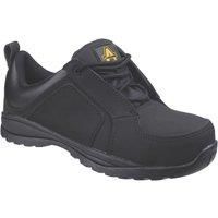 Amblers Safety FS59C Womens Black Safety Trainer - Size 4 UK - Black