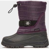 Cotswold Icicle Kids Purple Toggled Snow Boot - Size 2.5 UK - Purple