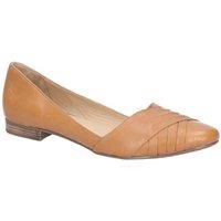 Hush Puppies Women/'s Marley Platform Ballet Flats, Brown Brown Tan 14 14, 5 UK