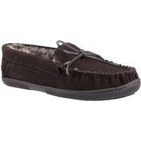 Mens Hush Puppies Ace Suede Memory Foam Slip On Moccasins Slippers Sizes 7 to 12