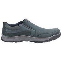 Mens Hush Puppies Jasper Casual Slip On Smart Leather Shoes Sizes 6 to 15