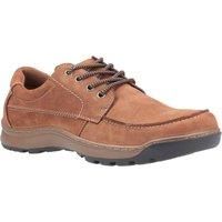 Hush Puppies Tucker Mens Tan Casual Lace Up Smart Leather Shoes