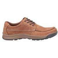 REAL LEATHER - Hush Puppies Mens Tucker MEMORY FOAM Lace Up Smart Comfort Shoes