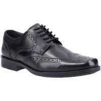 Hush Puppies Men/'s Brace Brogue School Uniform Shoe, Black, 7 UK