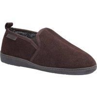 Hush Puppies Men's 'Arnold' Suede Classic Slippers in Brown | Size: 8