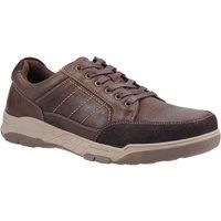Hush Puppies Finley Mens Wide Fit Leather Lace Up Shoes Size 8-11