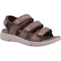 Hush Puppies Raul Touch Fastening Cushion Comfort Foam Sandals Brown