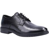 Hush Puppies Sterling Mens Black Classic Plain Toe Casual Lace Up Shoes