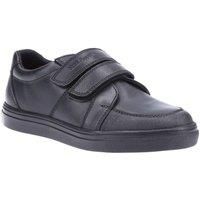 Hush Puppies Santos Junior School Uniform Shoe, Black, 1 UK