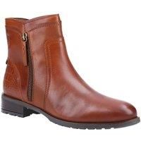 Womens Hush Puppies Scarlett Smart Casual Zip-Up Ankle Boots Sizes 4 to 8