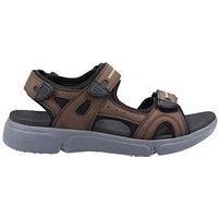 Hush Puppies Men/'s Castro Sandal Sport, Brown, 7 UK