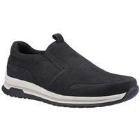 Hush Puppies Men/'s Cole Slip On Sneaker, Black Nubuck, 6 UK
