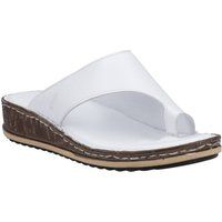 Hush Puppies Women/'s Elissa Toepost Sandal, White, 4 UK