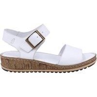 Hush Puppies Women/'s Ellie Wedge Sandal, White, 3 UK