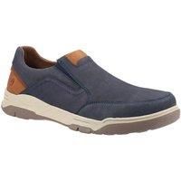 Hush Puppies Men/'s Fletcher Sneaker, Navy/Tan, 6 UK
