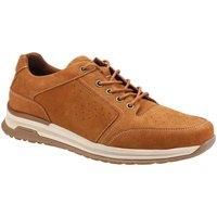 Hush Puppies Joseph Mens Tan Smart Casual Lace Up Trainers Shoes